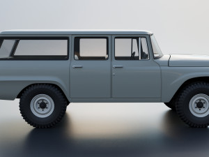 International Travelall 4x4 1962 3D Baskı Modeli