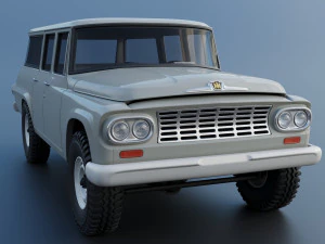 International Travelall 4x4 1962 3D Print Model
