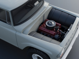 International Travelall 4x4 1962 3D Baskı Modeli