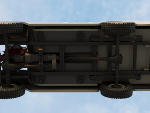 International Travelall 4x4 1962 3D Baskı Modeli
