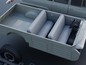 International Travelall 4x4 1962 3D Print Model