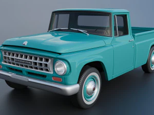 International Pickup 1964 3D Print Model