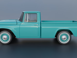 International Pickup 1964 Model do druku 3D
