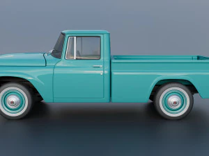 International Pickup 1964 3D Print Model