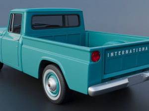 International Pickup 1964 Model do druku 3D