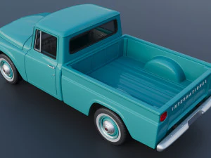 International Pickup 1964 3D Print Model