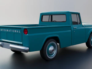 International Pickup 1964 3D Print Model