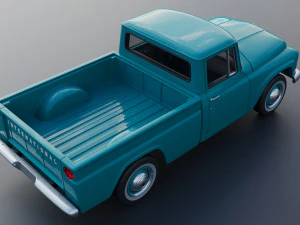 International Pickup 1964 3D Print Model
