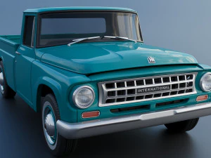 International Pickup 1964 3D Print Model