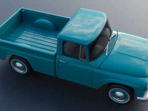 International Pickup 1964 3D Print Model