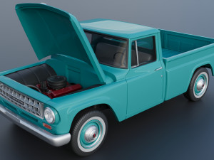 International Pickup 1964 Model do druku 3D