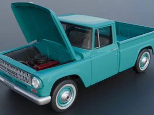 International Pickup 1964 3D Print Model