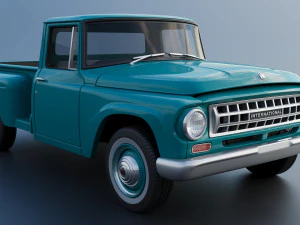 International Pickup 1964 3D Print Model