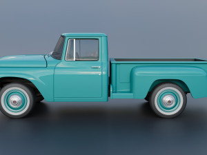 International Pickup 1964 Model do druku 3D