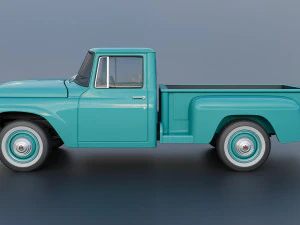 International Pickup 1964 3D Print Model