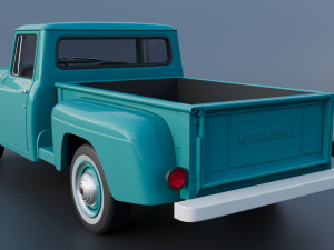 International Pickup 1964 Model do druku 3D