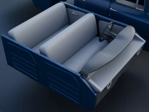 International Pickup Crew Cab 1964 3D Print Model