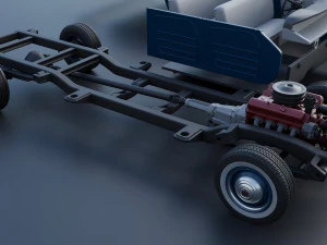 International Pickup Crew Cab 1964 3D Print Model