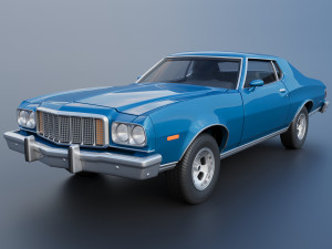 Gran Torino 1974 3D Print Model