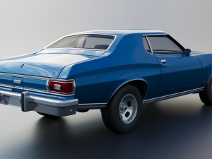 Gran Torino 1974 3D Print Model