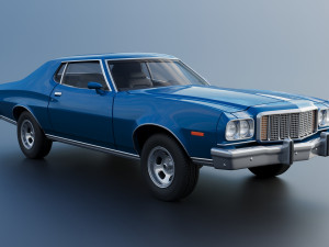 Gran Torino 1974 3D Print Model