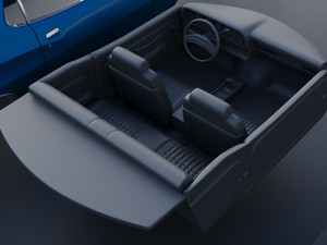 Gran Torino 1974 3D Print Model