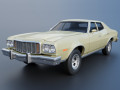 Gran Torino 4-Door Sedan 1974 3Dプリントモデル