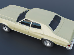 Gran Torino 4-Door Sedan 1974 Modèles 3D en vedette