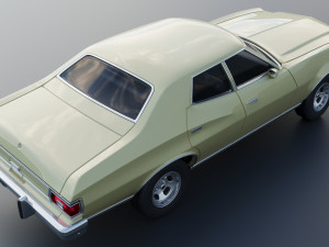 Gran Torino 4-Door Sedan 1974 Modèles 3D en vedette