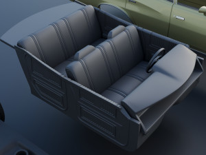 Gran Torino 4-Door Sedan 1974 Modèles 3D en vedette