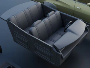 Gran Torino 4-Door Sedan 1974 3D Print Model