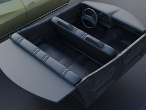 Gran Torino 4-Door Sedan 1974 Modèles 3D en vedette