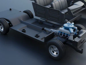 Gran Torino 4-Door Sedan 1974 3D Print Model