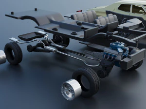 Gran Torino 4-Door Sedan 1974 3D Print Model