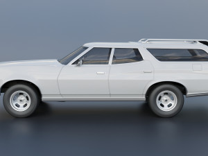 Gran Torino Wagon 1974 3D Baskı Modeli