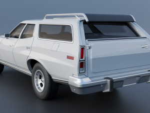 Gran Torino Wagon 1974 3D Baskı Modeli