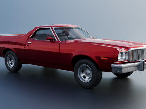 Ranchero 1974 Modelo de impresión 3D