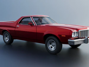 Ranchero 1974 3D Print Model