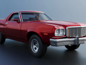 Ranchero 1974 3D Print Model