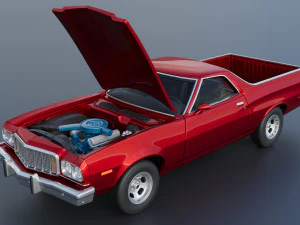 Ranchero 1974 3D Print Model
