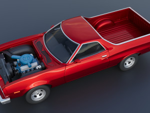 Ranchero 1974 Modelo de impresión 3D