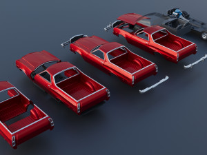 Ranchero 1974 Modelo de impresión 3D