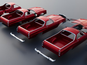 Ranchero 1974 Modelo de impresión 3D