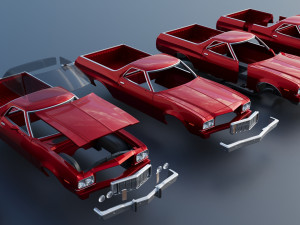 Ranchero 1974 Modelo de impresión 3D