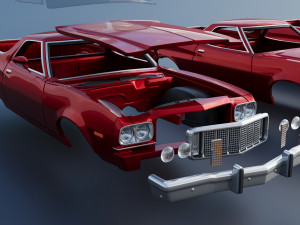 Ranchero 1974 Modelo de impresión 3D