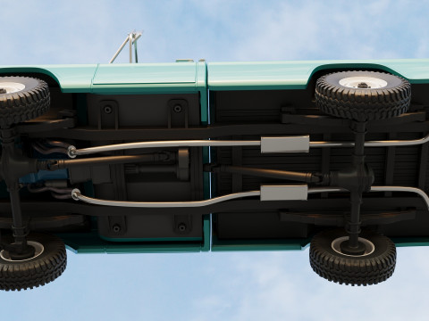 Pickup Truck F250 1969 3D Print Model