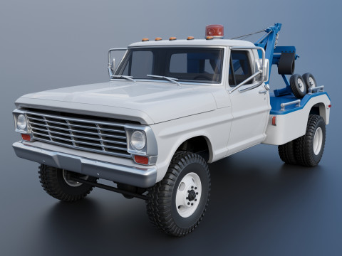 F-350 Wrecker 1969 3D प्रिंट मॉडल