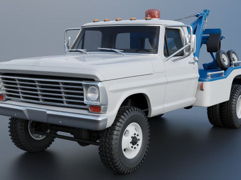 F-350 Wrecker 1969 Modelo de Impressão 3D