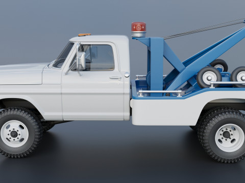 F-350 Wrecker 1969 Modelo de Impressão 3D