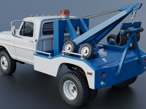 F-350 Wrecker 1969 Modelo de Impressão 3D